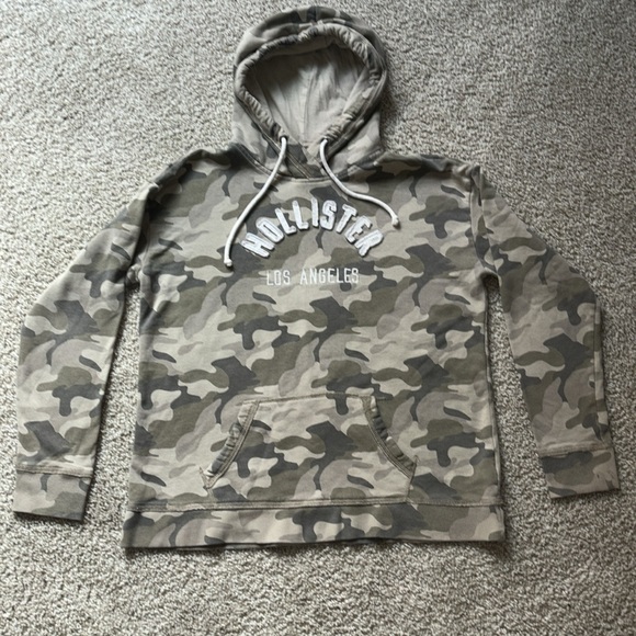 Hollister Los Angeles Camo Hoodie Size XL - Picture 1 of 5